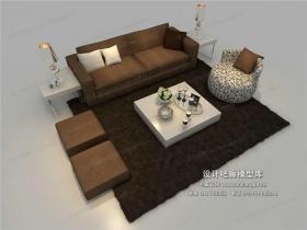 现代风格沙发组合3Dmax模型 (34)