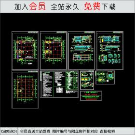 一套小服装店的设计图CAD