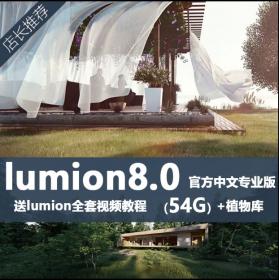 JC00126Lumion8.0 pro官方简体中文一键激活破解版 安装包 送60G...