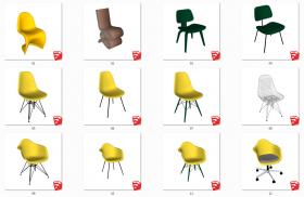 R379-给你的室内来把提升逼格的伊姆斯椅子