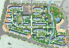 [温州]住宅区组团景观规划设计方案（含CAD总平面图）