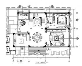 现代简约风格完整别墅设计施工图（含效果图）