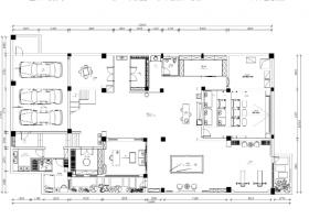 伍重院-锦崇府轻奢三层阁楼施工图+实景照片