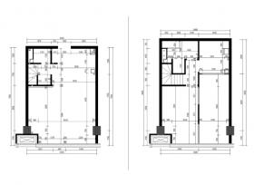 [北京]万科天地LOFT样板间深化设计CAD全套施工图+方案文本+...