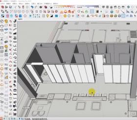 SketchUp课程：门套线不会建？教你一个倒角工具分分钟学会...