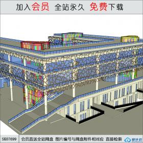SK07699艺术馆 现代风格 su模型