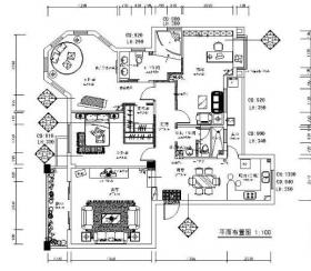 三室二厅装修图（含实景）