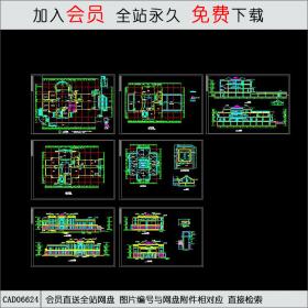 现代设计会所CAD