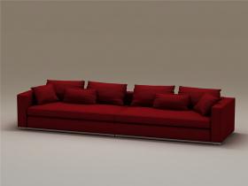 单个现代简约沙发3Dmax模型 (45)
