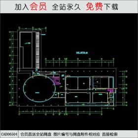 万科四季花城会所平立剖全CAD