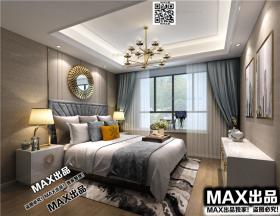 现代卧室3Dmax模型 (70)
