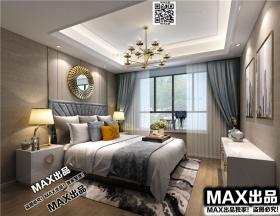 现代卧室3Dmax模型 (70)