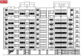 某小区六层商住楼建筑方案图