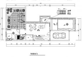 [江苏]美式混搭风格400平米联体别墅设计施工图（附效果...