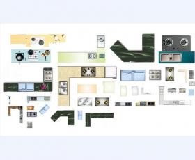 厨房设施PSD图块 (1)