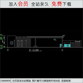 现代风格大门CAD