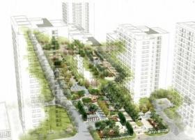 [沈阳]现代单身青年住宅景观设计方案