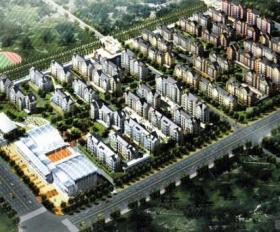 [北京]某现代体育花园式住宅小区概念方案