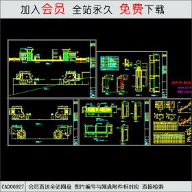 公园大门设计图纸CAD