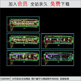 商业楼4幢施工图CAD