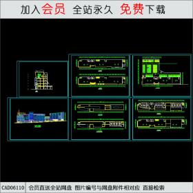 临街商场方案设计CAD