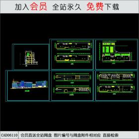 临街商场方案设计CAD