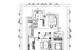 现代风格复式住宅设计CAD施工图（含效果图）