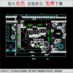 中式幼儿园CAD