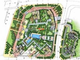 [深圳]东方现代主义高端生态居住区景观规划设计方案