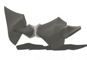 现代抽象雕塑SU模型 (15)