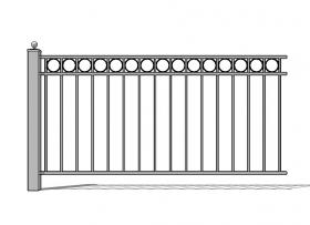 栏杆围栏SU模型 (28)