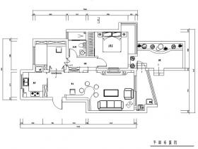 [江苏]常熟城市花园三居室住宅设计施工图（附效果图）