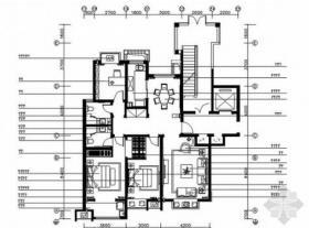 [山东]豪华欧式风格三居室室内装修施工图（含高清实景图...