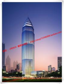 JZ181绍兴世茂公建高层酒店cad平面立面+su模型+效果图+3Dmax