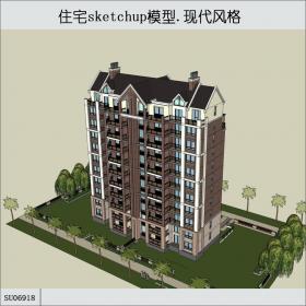 SU06918住宅，现代风格，11层
