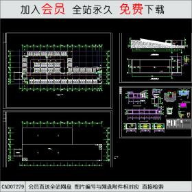 地下车库建筑设计图CAD