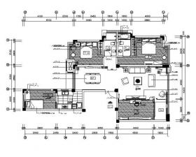 [福建]现代简约风格样板房整套CAD施工图（含实景图）