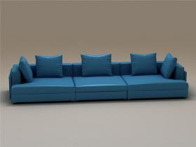 单个现代简约沙发3Dmax模型 (13)