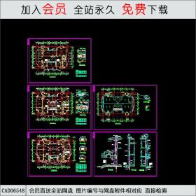 小区会所平面布置图CAD