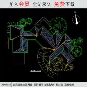 会馆建筑设计图CAD