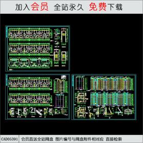 CAD05391某小区住宅全套建筑施工图.dwgCAD