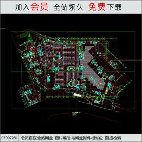 商场地库平面图 CAD