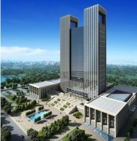 [陕西]超高层现代行政办公楼建筑设计方案文本