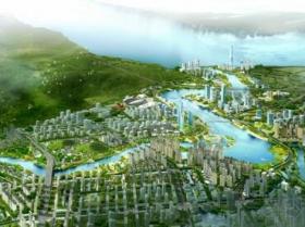 [福建]滨河现代风格城市规划设计方案文本（250余张详图...