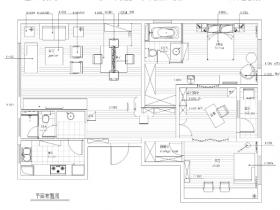[江苏]苏州朗诗国际样板间全套CAD施工图