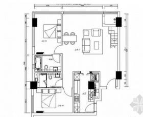 [浙江]精品loft风格98平两层别墅室内装修施工图