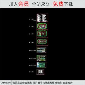 商业设计建筑施工图CAD图纸