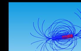 用SketchUp模拟条形磁铁的磁感线分布