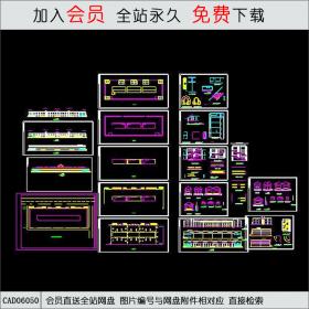 商场平面图施工图CAD