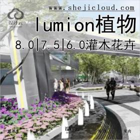 【0308】超实用lumion8.0|7.5[6.0|植物景观园林灌木花卉素材合集